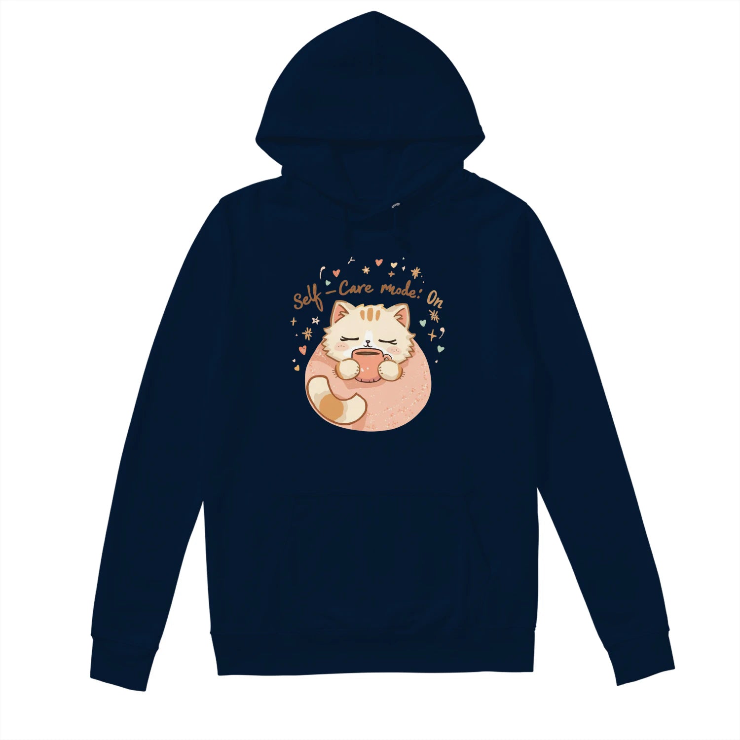 Stitrix Kawaii Hoodie | “Self-Care Mode: On” Cozy Aesthetic Apparel.