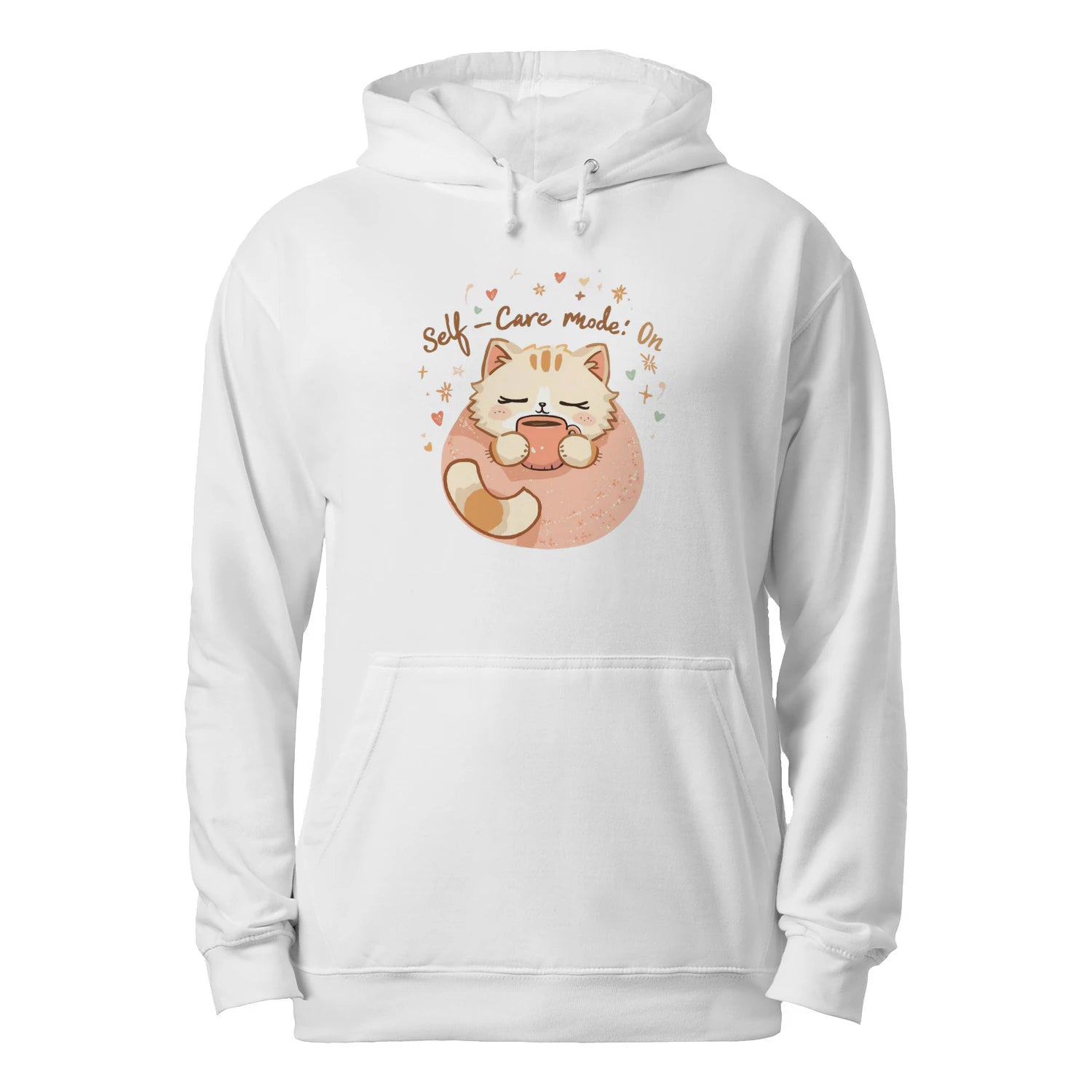 Stitrix Kawaii Hoodie | “Self-Care Mode: On” Cozy Aesthetic Apparel.