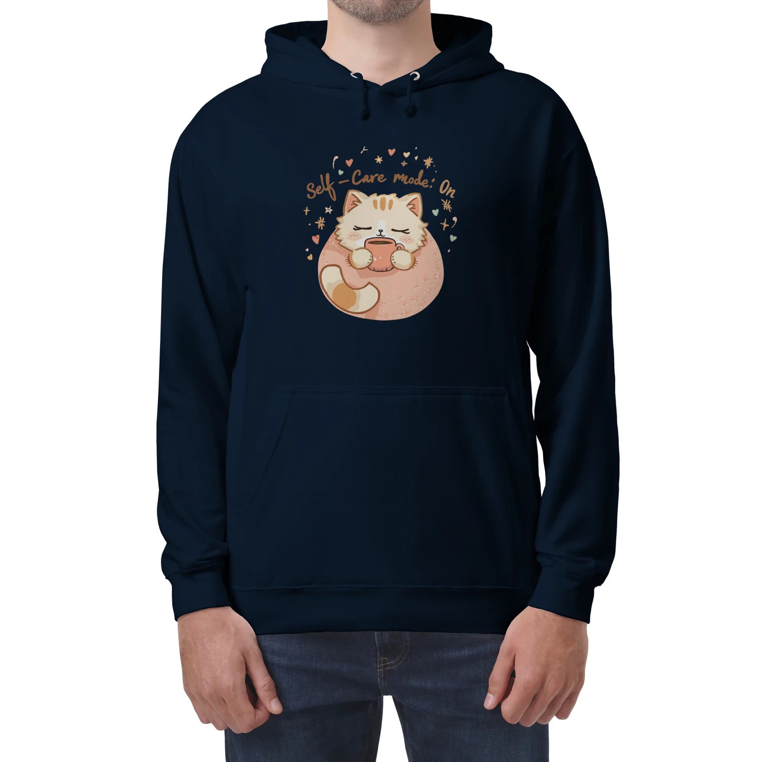 Stitrix Kawaii Hoodie | “Self-Care Mode: On” Cozy Aesthetic Apparel.