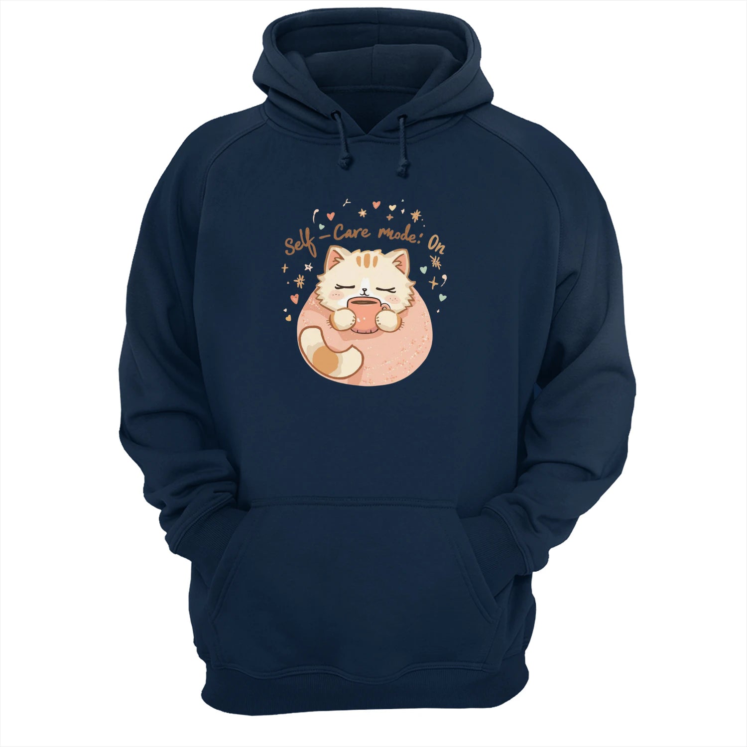Stitrix Kawaii Hoodie | “Self-Care Mode: On” Cozy Aesthetic Apparel.